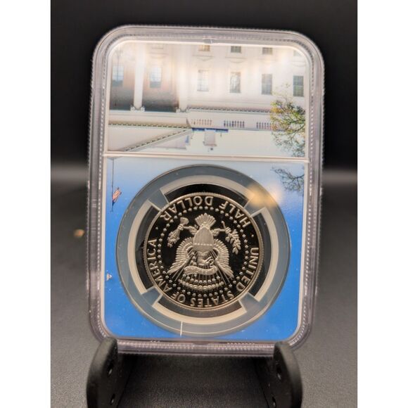 2021-S Kennedy Half PF69 Ultra Cameo NGC Early Releases Portrait Label - Picture 2 of 2